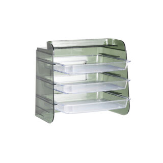 l'étagère mural noir de cuisine montre un nombre de 3 rangement