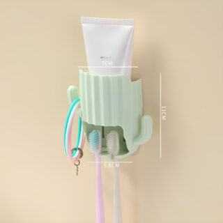 Étagère murale de salle de bain en forme de cactus