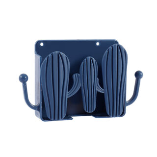 Étagère murale pour téléphone en forme de cactus avec crochets